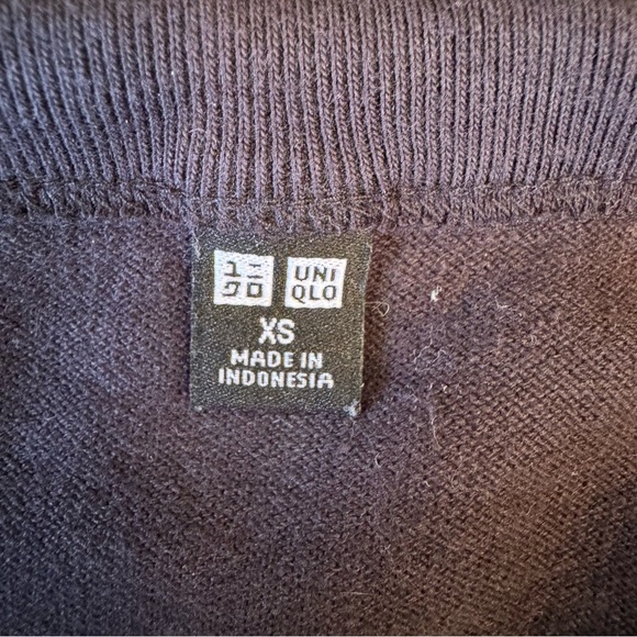 🌈 6/$60 Uniqlo Women’s Long Sleeve Mariner Cloth Stripes Black White Size XS - Picture 3 of 6